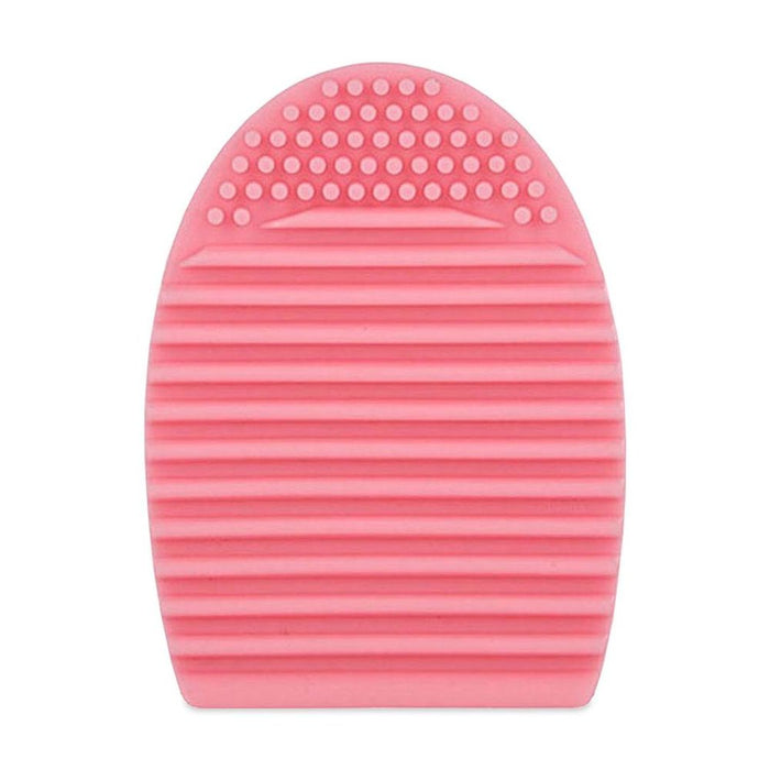 Premium Silicone Egg Sponge Makeup Brush Cleaner - Pink/Purple[Pink]