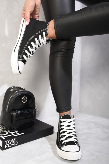 Ultimate Comfort & Style: High Top Lace Up Trainers