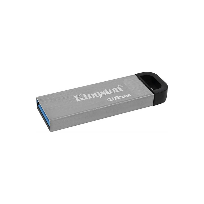 Kingston DataTraveler Kyson USB 3.2 Gen 1 Flash Drive 32GB - Stylish Capless Metal Case