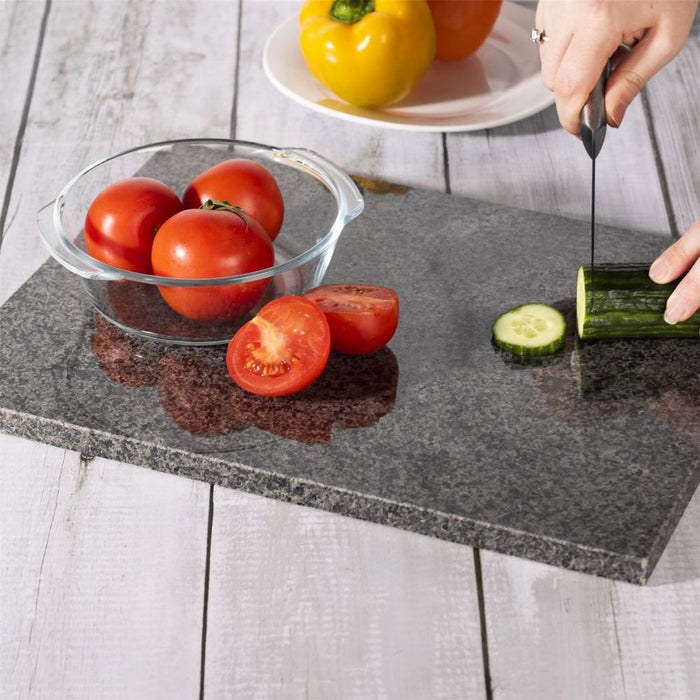 Premium Natural Granite Chopping Board | Knife-Resistant | Maison & White