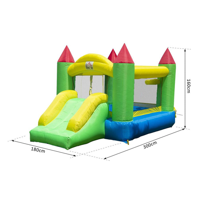 Premium Bouncy Castle with Slide - Durable Inflatable Jumper for Kids - HOMCOM