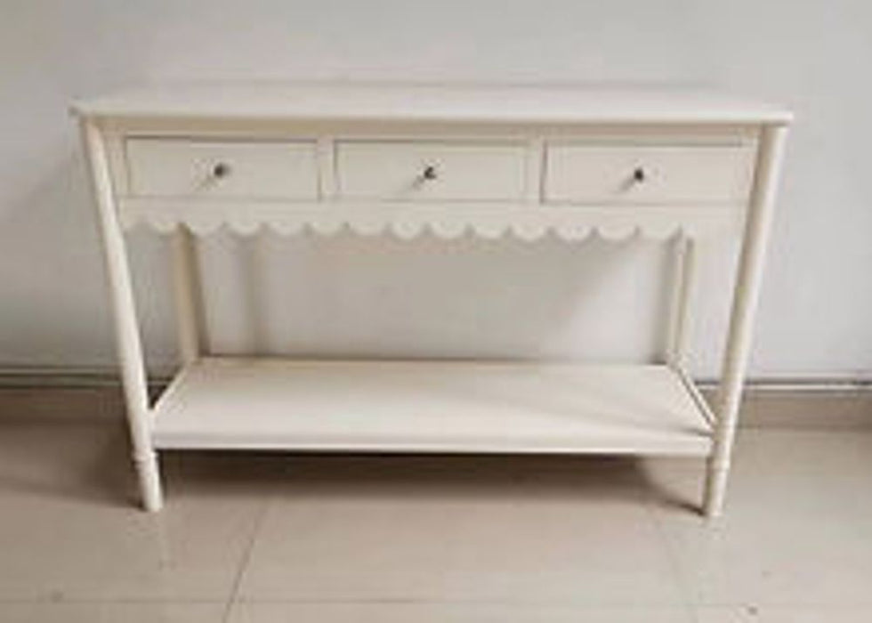 120CM 3 DRAWER SIDE TABLE: Elegant & Spacious Storage Solution