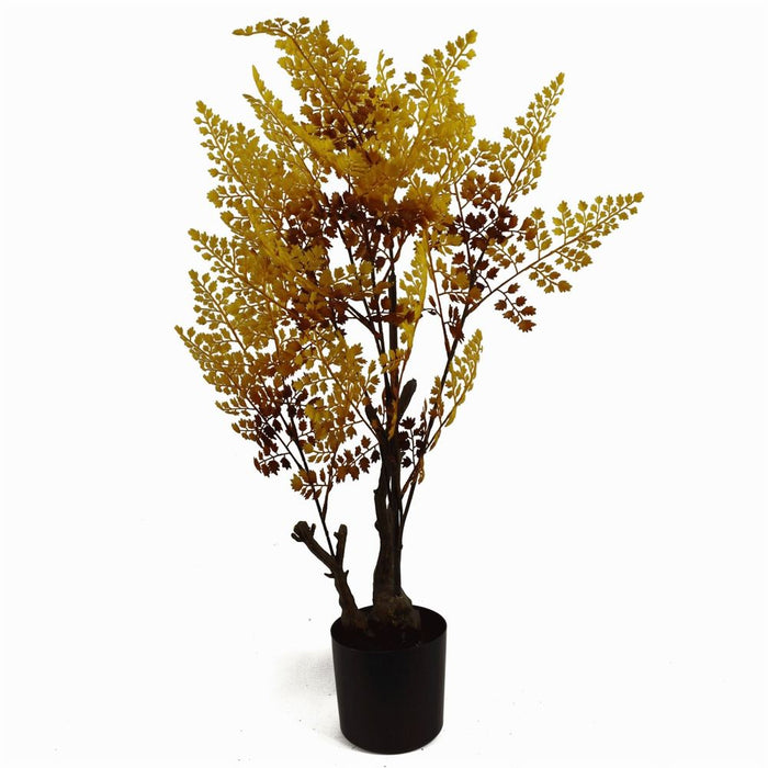 Captivating 70cm Artificial Autumn Gold Fern Tree - High Quality & Realistic Design - Limited Stock!