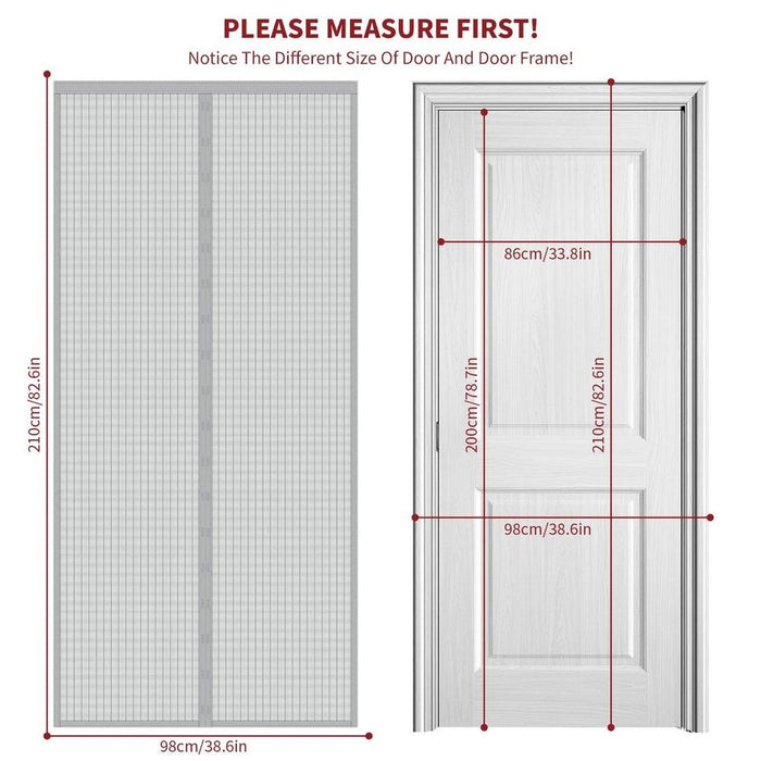 Premium Magnetic Screen Door - Keep Insects Out Effortlessly