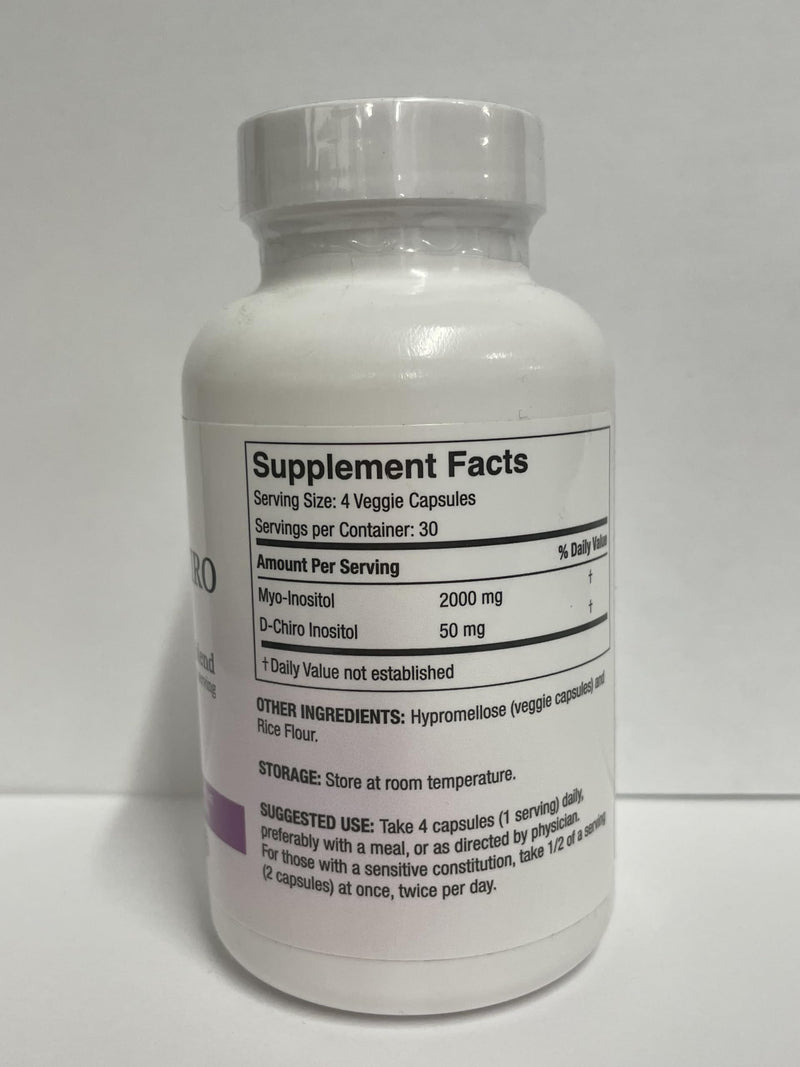 Puregen Labs Inositol Supplement | Myo-Inositol & D-Chiro-Inositol 2050mg (240 Veggie Caps) | Made in USA