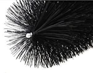Black Spikey Gutter Brush Cleaning Prevention Leaf Guard Pack 100mm x 4m