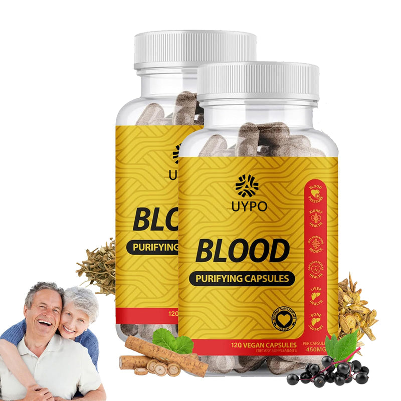 UYPO Blood Purifying Capsules – Gluten Free, GMO-Free, Vegan 450 mg (2PCS)