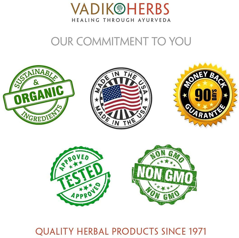Vadik Herbs Certified Organic Bhumy Amalaki Powder (Phyllanthus amarus) – 100 Vegicaps