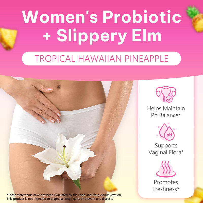Beyxdu Probiotics for Women Gummies – Feminine Balance, Vaginal Health, Prebiotics & Lactobacillus – 60 Gummies