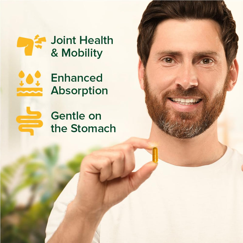VAHDAM Turmeric Ginger 1900mg – 1500mg Curcuminoids | Joint Health & Mobility | 90 Capsules