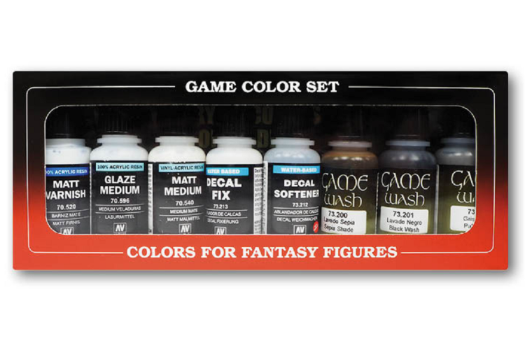 Vallejo Game Color Set - Auxilliary Set (x8)