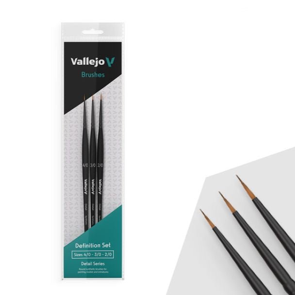 Vallejo AV Detail - Definition Set (sizes 4/0, 3/0 & 2/0)