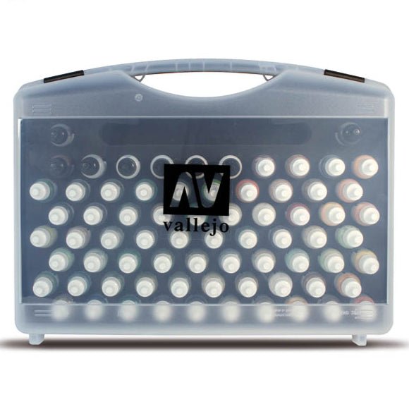 Vallejo Model Color Military Range Box Set (72 colours + 3 brushes + carry case)