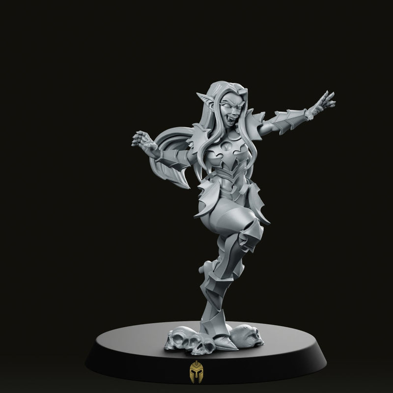Vampire Asra Graping Flesh Miniature Rebel Brawler