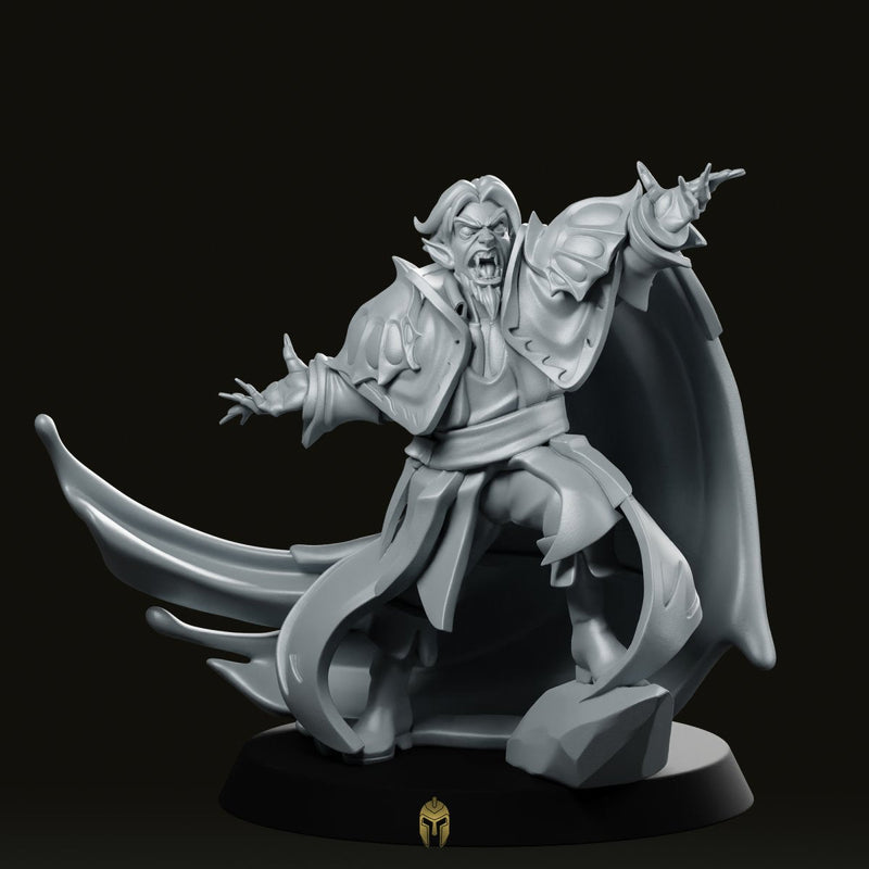 Vampire Mithras Horvath Bloodlord Miniature Screaming Cloaked Villain