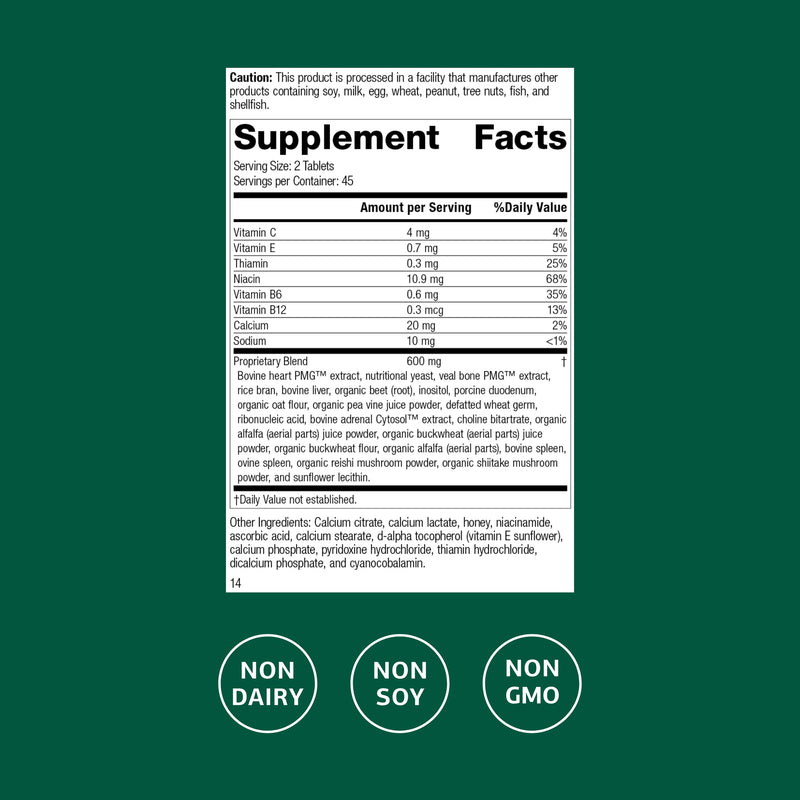 Standard Process Vasculin – Cardiovascular & Heart Health Support (90 Tablets)