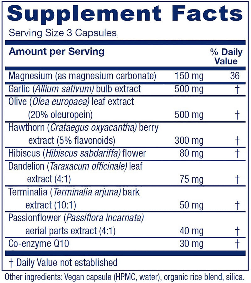 Vitanica VasoBlend – Cardiovascular Support, Vegan/Vegetarian, 180 Capsules