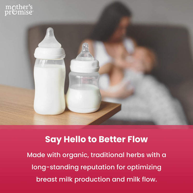 Mother's Promise Lactation Supplement Gummies for Breast Milk Production Increase | Postnatal Lactation Support for Breastfeeding, Nursing & Lactating with Fenugreek, Moringa & Milk Thistle | Vegan