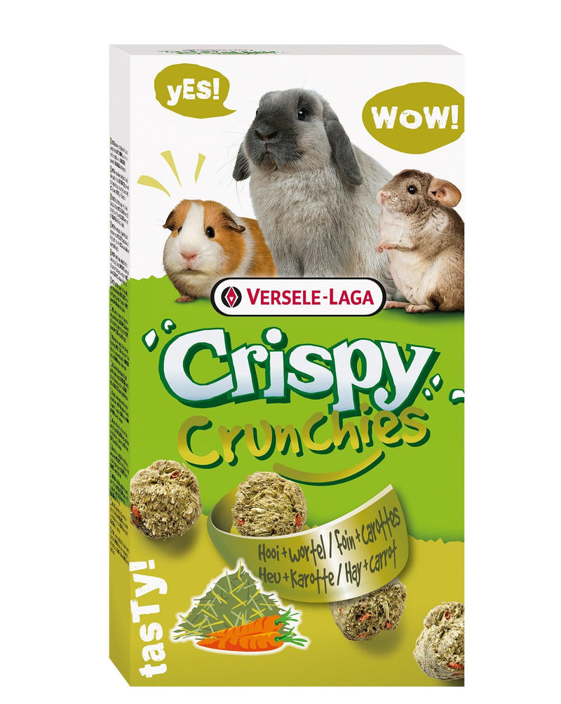 Versele Laga Crispy Crunchies Hay 75g - Case of 6