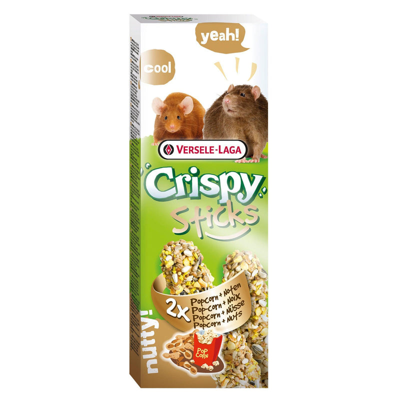Versele Laga Crispy Sticks Rat and Mice Popcorn and Nuts 110g - Case of 8