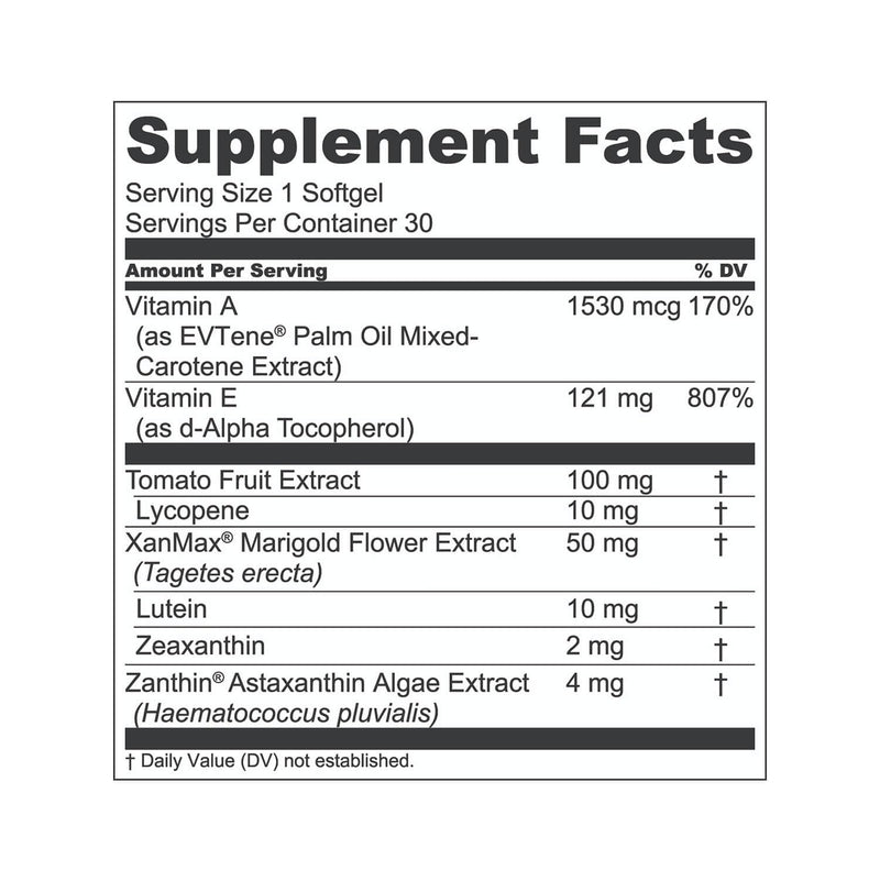 1MD Nutrition VisionMD Eye Vitamin CARMIS with Lutein & Zeaxanthin – 60 Softgels (2-Pack)