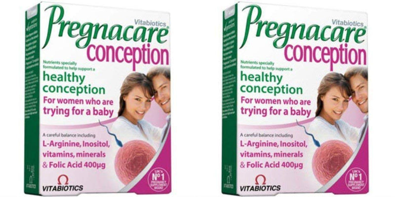 Vitabiotics Pregnacare Conception 30's 2 Pack Bundle | Pregnancy & Fertility Support
