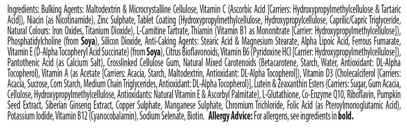 Vitabiotics Wellman 70+ 30 Tabs – Comprehensive Multivitamin for Men 70+