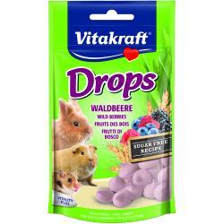 Vitakraft Small Animal Drops - Wildberry, 75g 25787 - Case of 9
