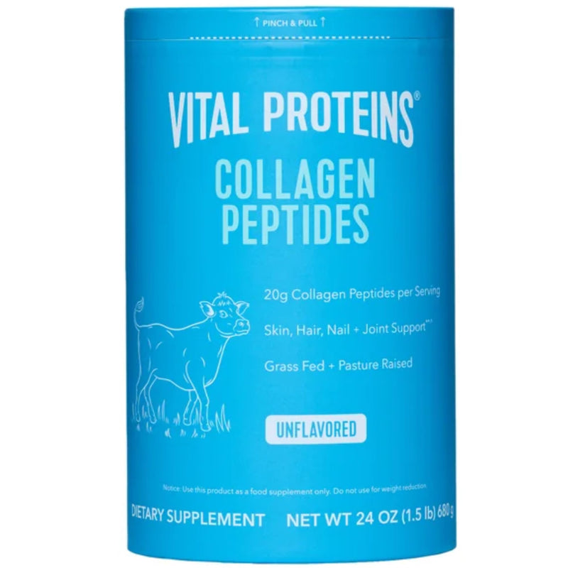 Vital Proteins Natural Whole Nutrition Collagen Peptides – Pasture-Raised, Grass-Fed, 24 Oz