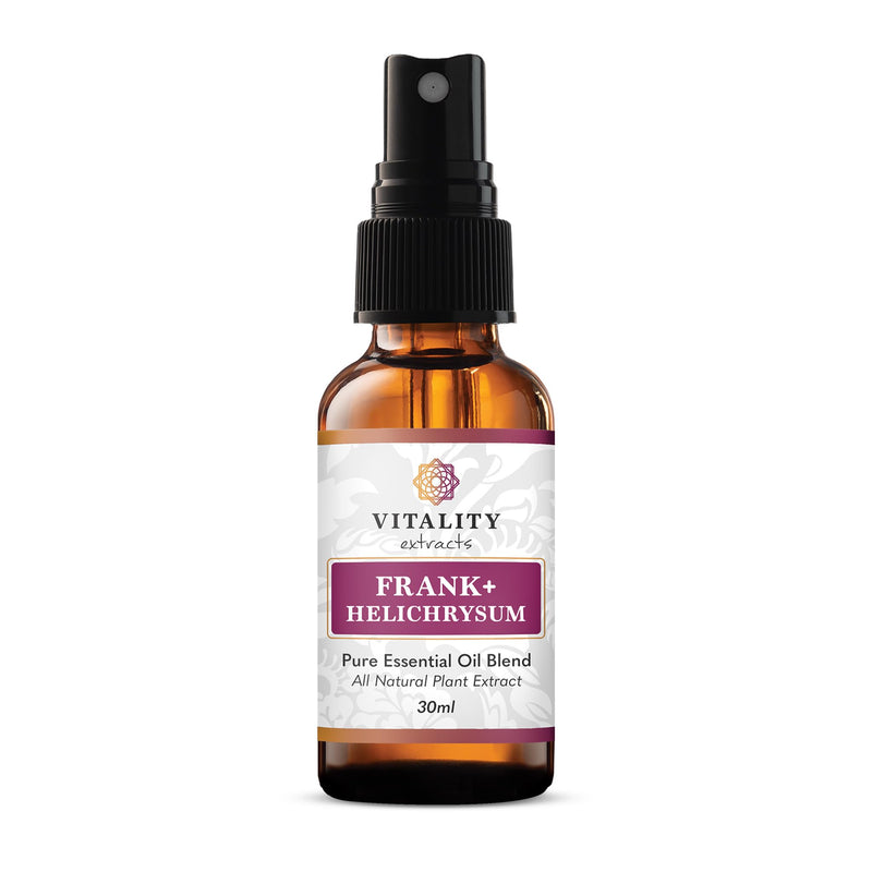 Vitality Extracts Frank+ Helichrysum Essential Oil Blend - 30ml Spray