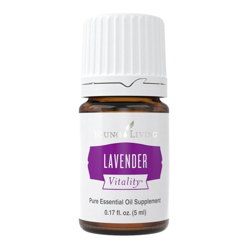 Young Living Vitality Lavender Essential Oil 5ml – Pure, Steam-Distilled, Calming Floral for Foods & Beverages