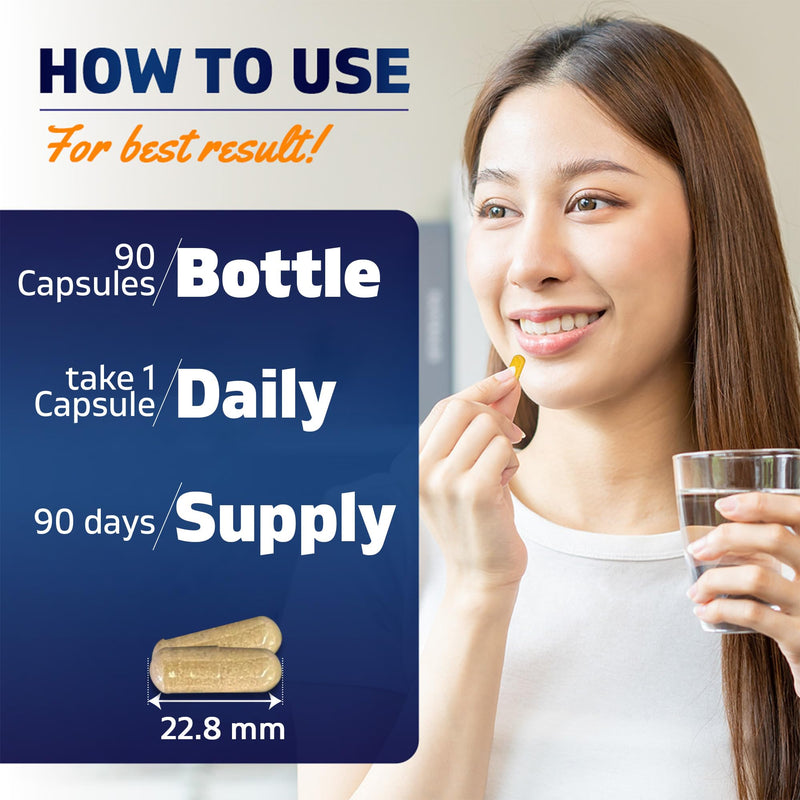 Vitamatic Cortisol Health Support - 90 Veggie Capsules | Adaptogenic & Nootropic