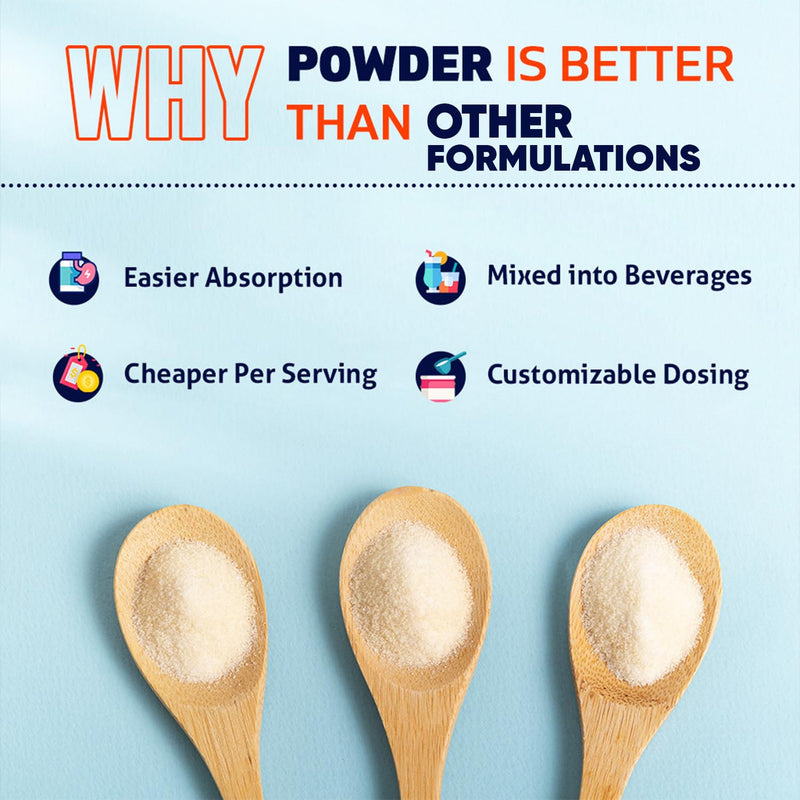 Vitamatic Pantothenic Acid Pure Powder 500 mg per Serving - 100 g (200 Servings) - Vitamin B5