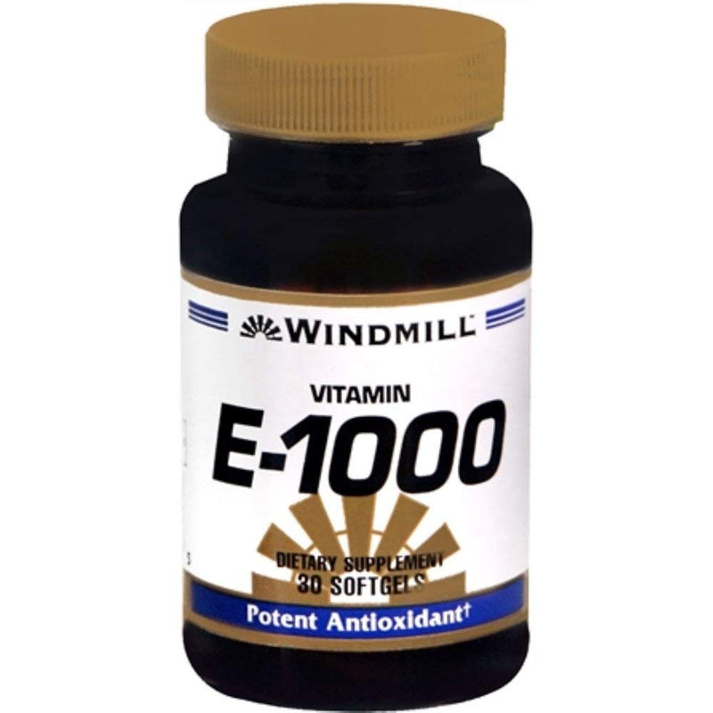 Vitamin E SFGL 1000 IU SYN WMILL Softgels – Size: 30