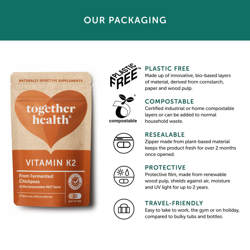 Vitamin K2 – Vegan Supplement – 30 Capsules