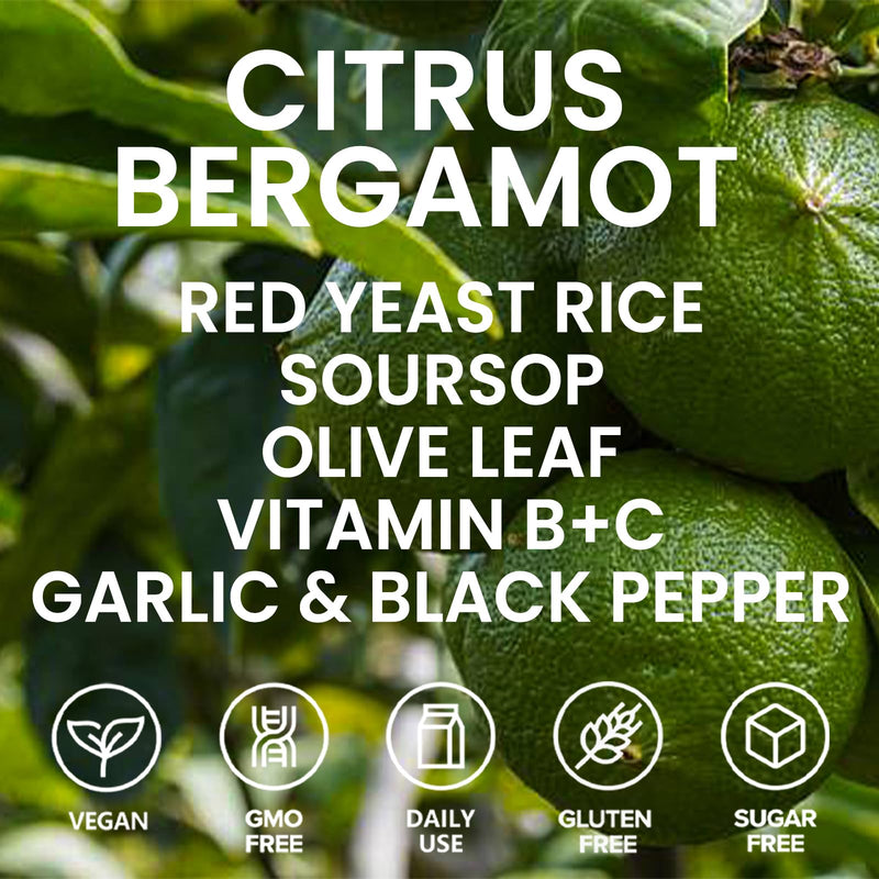 Resona Red Yeast Rice Cleanse - Citrus Bergamot Cholesterol Support Blend 2OZ