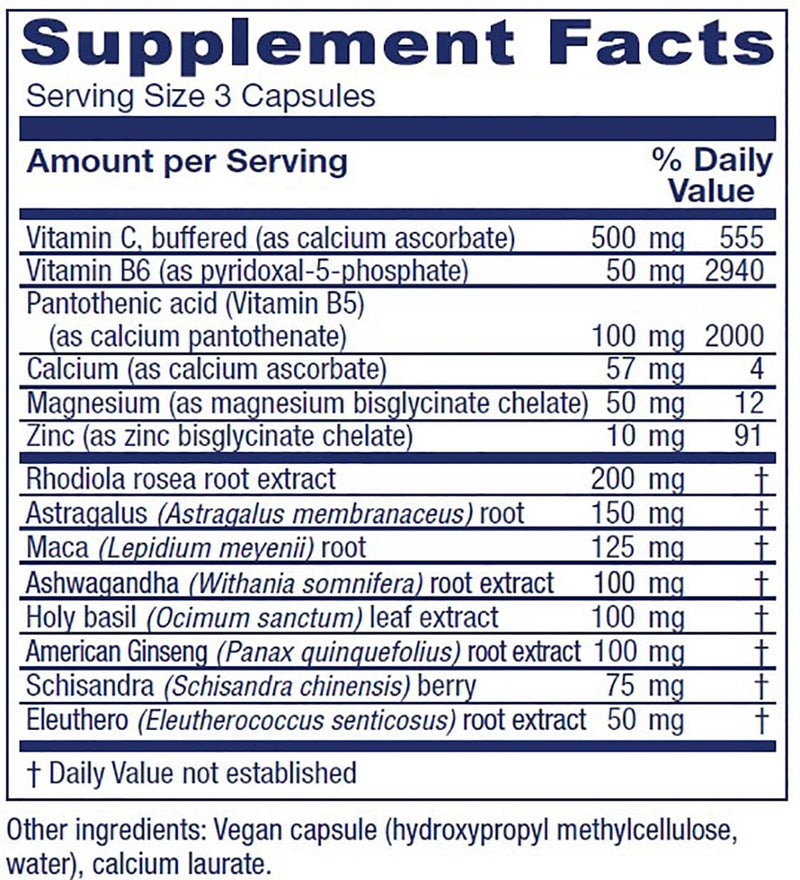 Vitanica Adrenal Assist — Vegan Adrenal Support (180 Count)