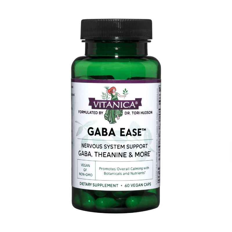 Vitanica GABA Ease – Calming Support, Vegan, 60 Capsules