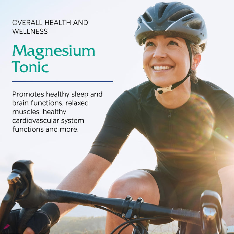 Vitanica Magnesium Tonic - Liquid Magnesium with Vitamin B6 for Brain, Sleep & Heart Health (Orange, 16 Fl Oz)