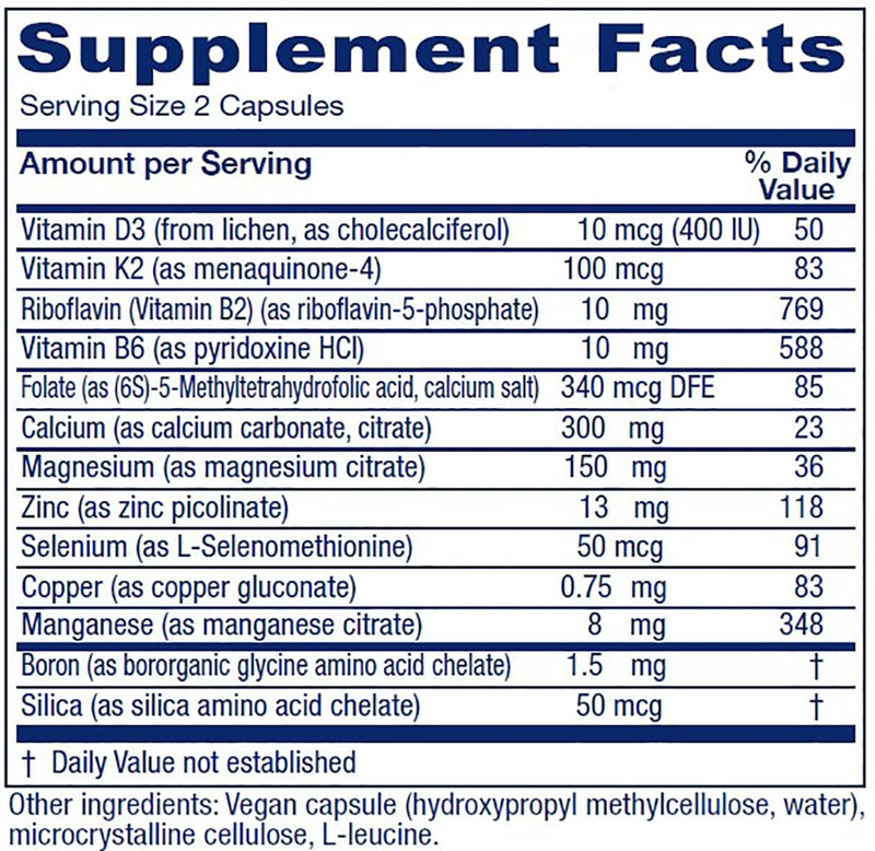 Vitanica OsteoBlend Bone Support – Vegan, 240 Capsules