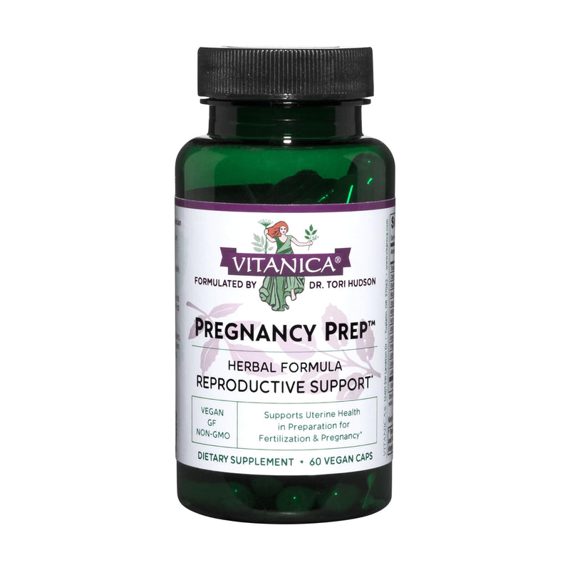Vitanica Pregnancy Prep – Reproductive System Support, Vegan, 60 Capsules