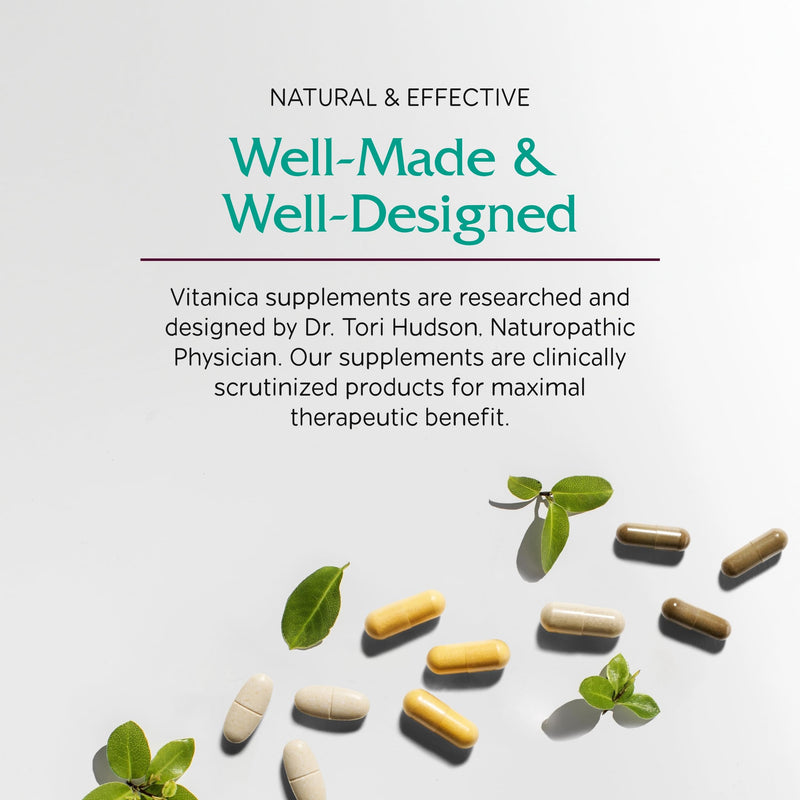 Vitanica Pregnancy Prep – Reproductive System Support, Vegan, 60 Capsules