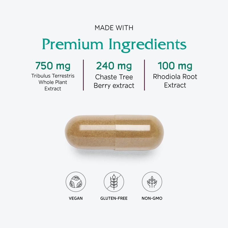 Vitanica Pregnancy Prep – Reproductive System Support, Vegan, 60 Capsules