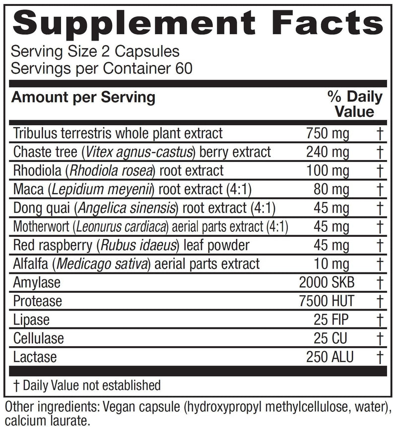 Vitanica Pregnancy Prep - Reproductive System Support, Vegan, 120 Capsules
