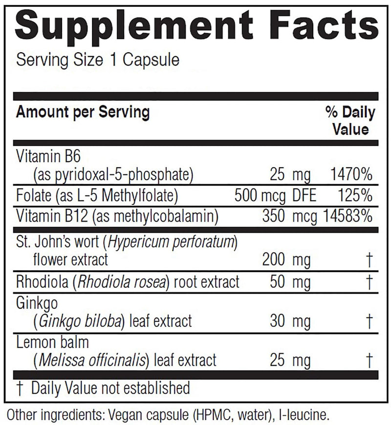 Vitanica Uplift – Mood & Emotional Support (Vegan, 60 Capsules)