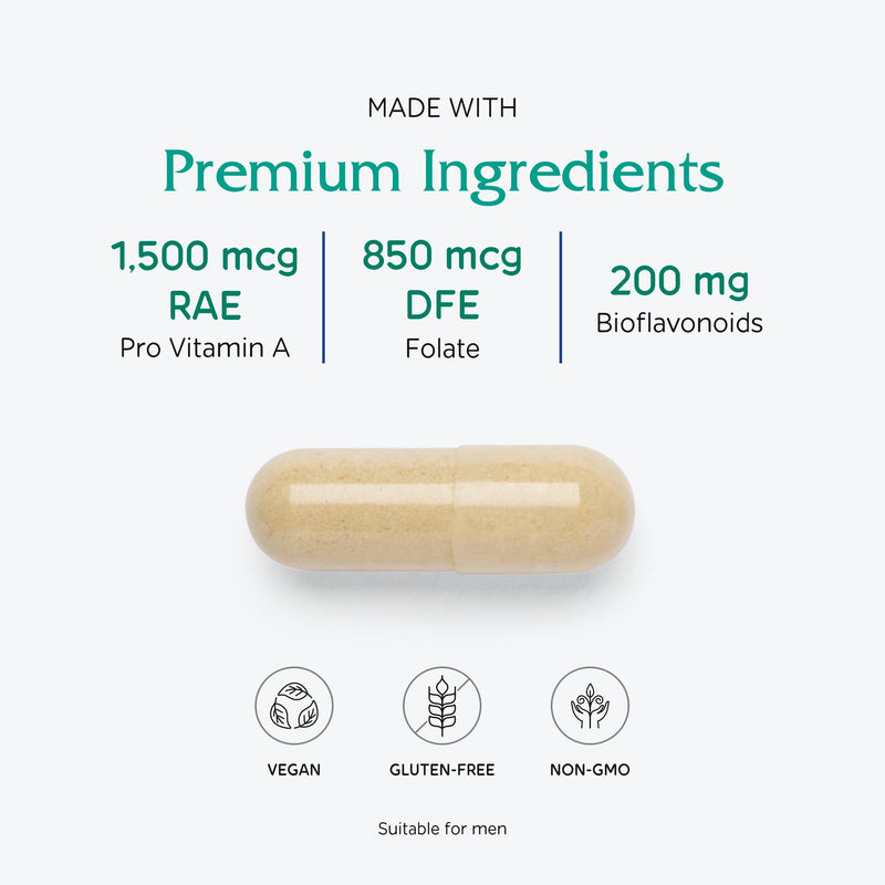Vitanica Women's Symmetry - High Potency Daily Multivitamin, 180 Capsules, Vegan