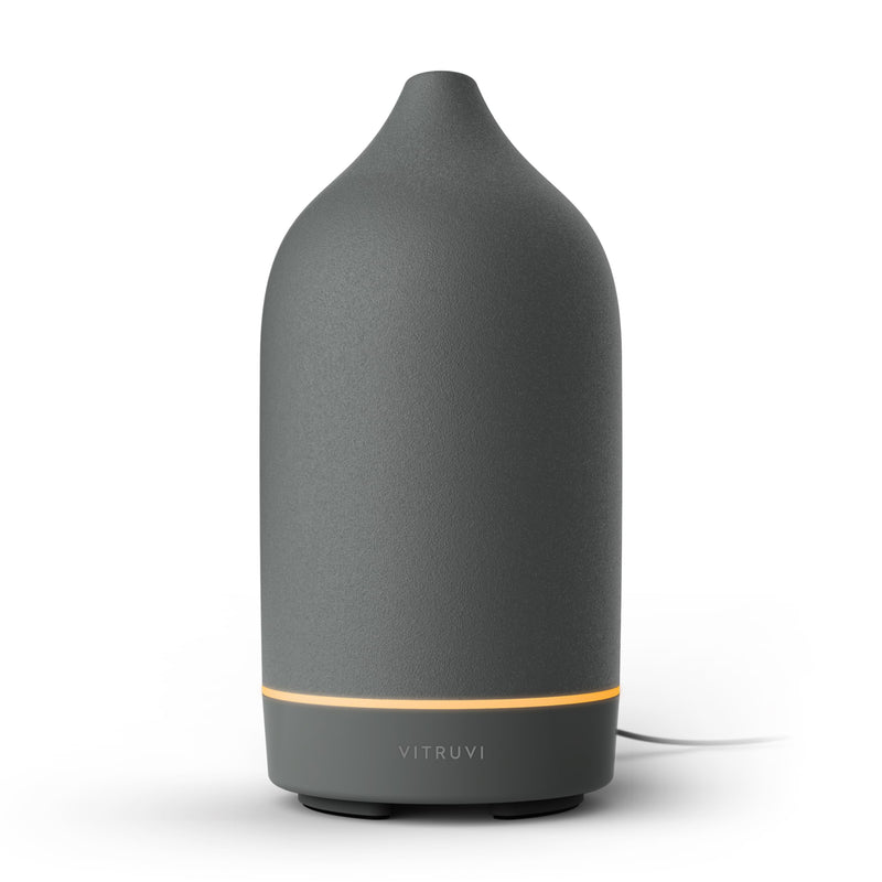 Vitruvi Stone Ceramic Ultrasonic Diffuser 90ml | Aromatherapy & Home Decor