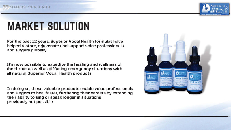 Superior Vocal Health: Vocal Immunition Immune Formula for Singers