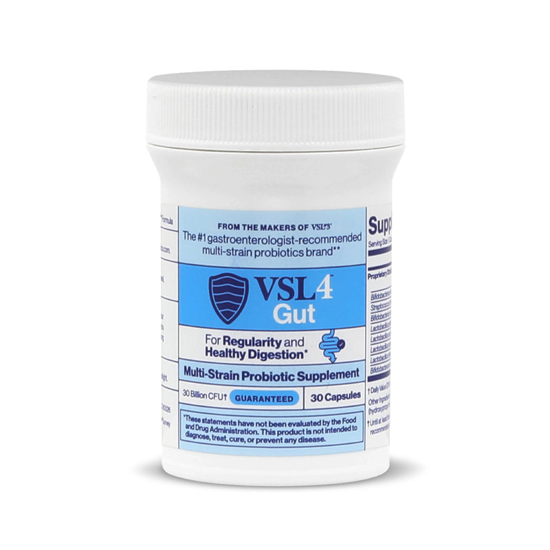 VSL4 Gut Daily Probiotics – 30B CFU, Multi-Strain Digestive Support