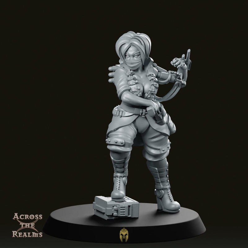 Wasteland Doc – Post-Apocalyptic Combat Medic Miniature for Sci-Fi Tabletop Games